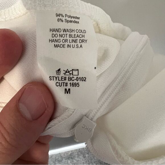 NWOT Revolve x Superdown Mesh Bustier Bodysuit in Ivory | Size M - Picture 10 of 12